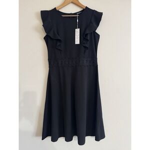 Chiccloth Little Black Dress New NWT Cute Short Lace Large